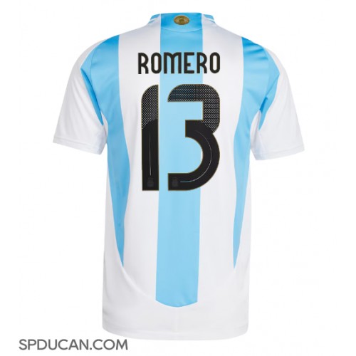 Muški Nogometni Dres Argentina Cristian Romero #13 Domaci Copa America 2024 Kratak Rukav